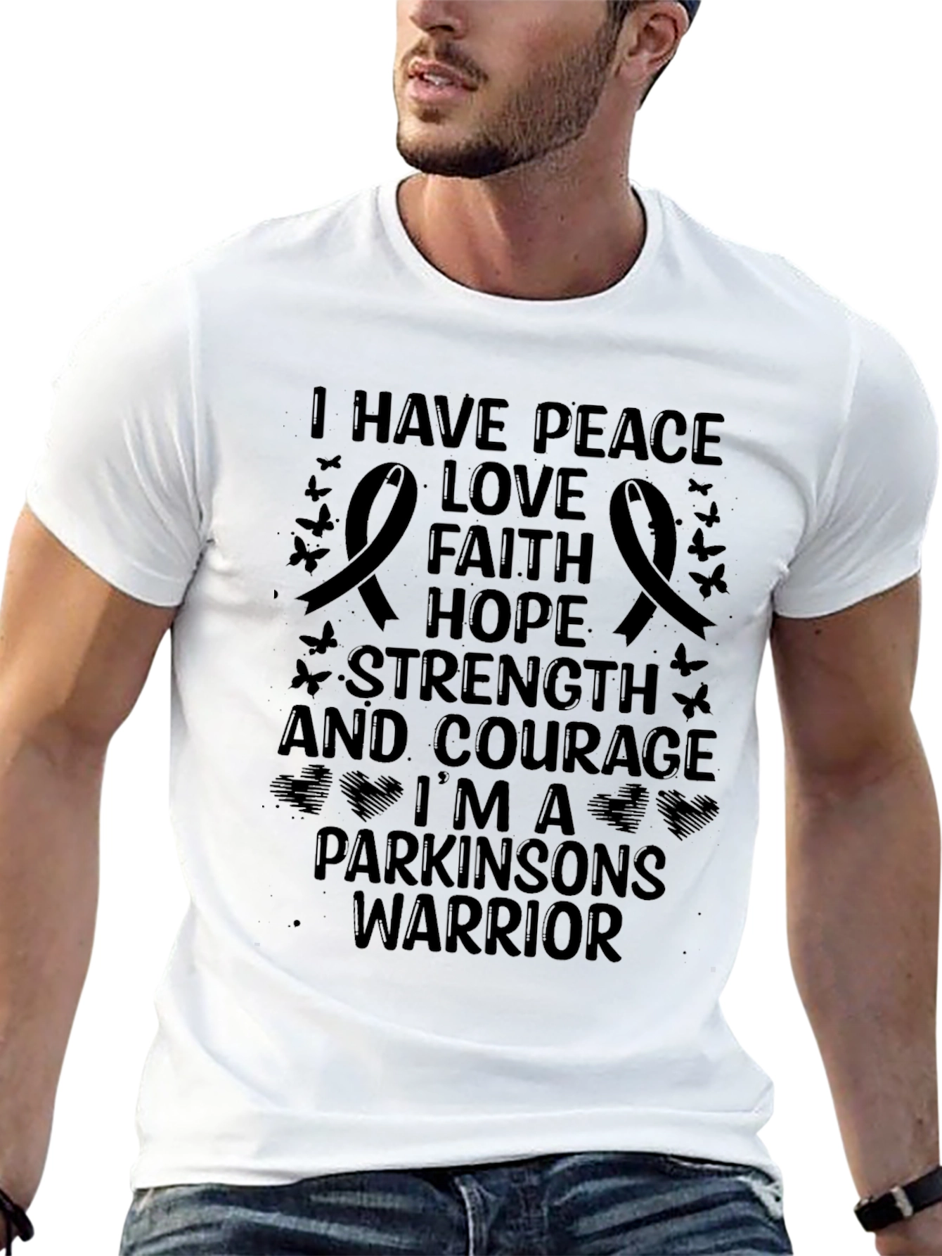 Parkinsons Warrior Black T-Shirt