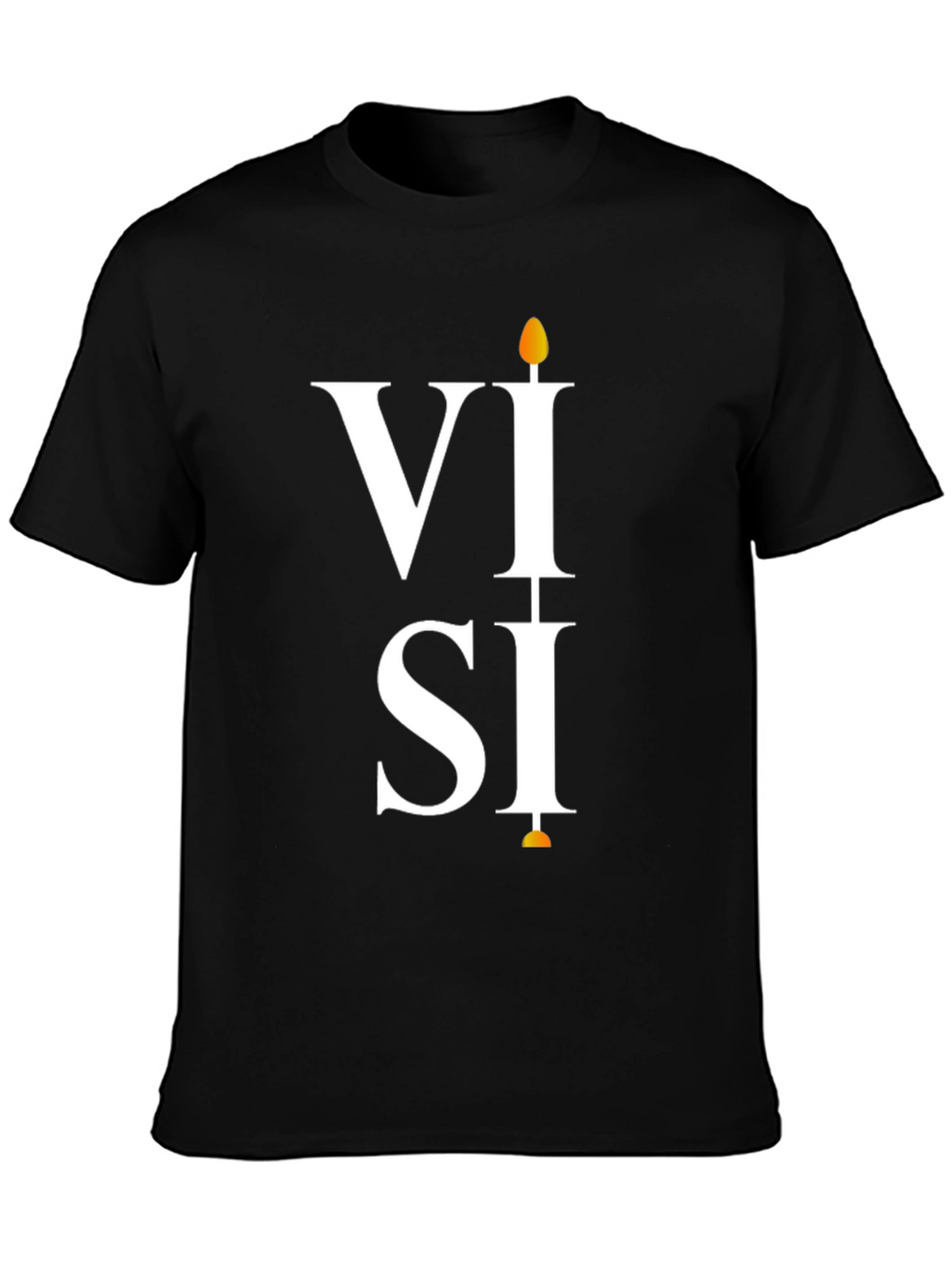 Visi Candle Graphic T-Shirt - Modern Streetwear