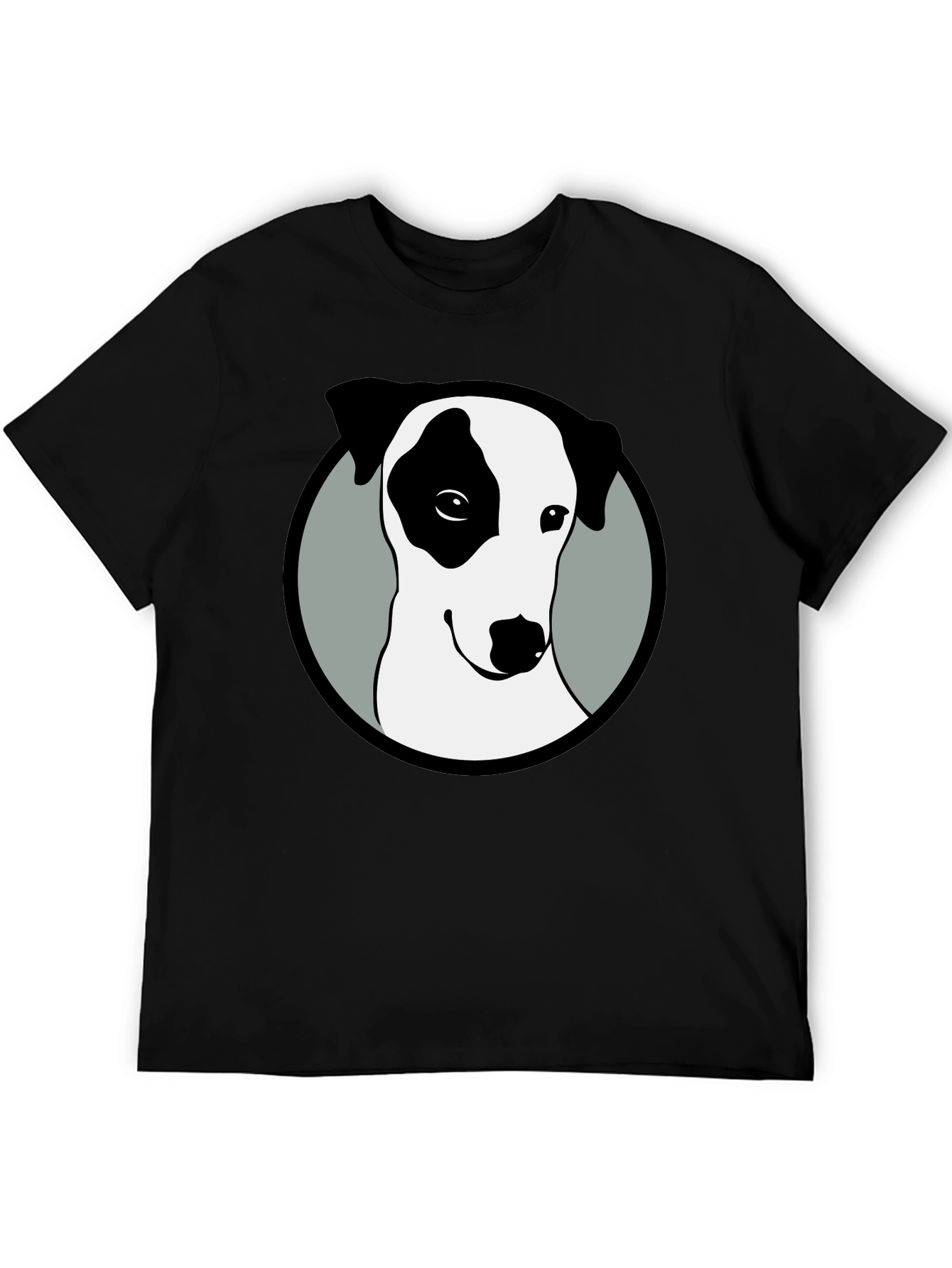 Dog Graphic Black T-Shirt