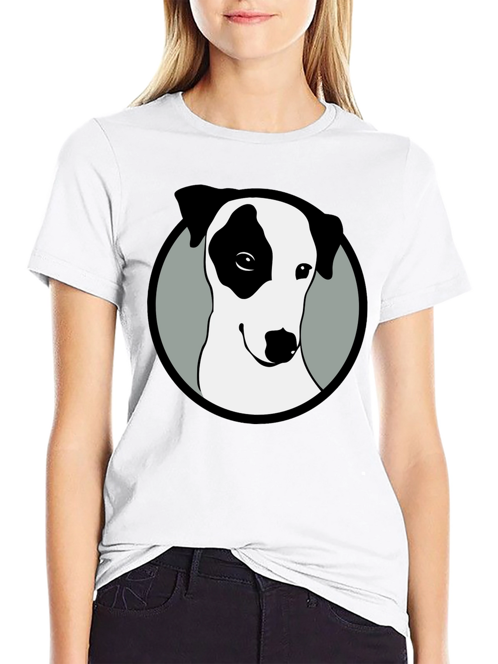 Dog Graphic Black T-Shirt
