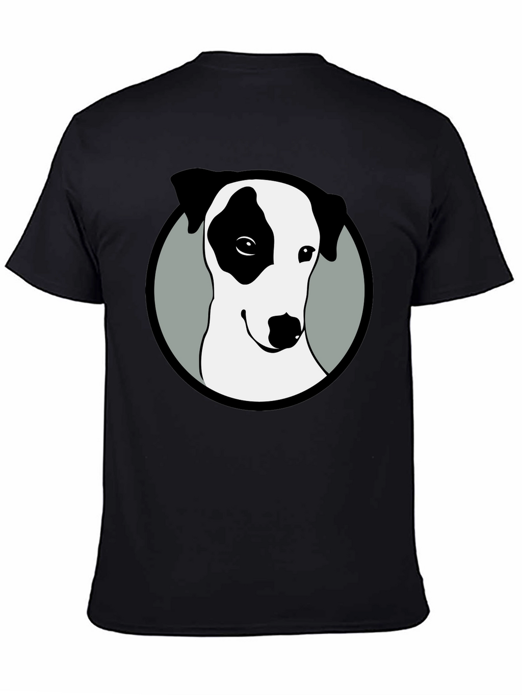 Dog Graphic Black T-Shirt