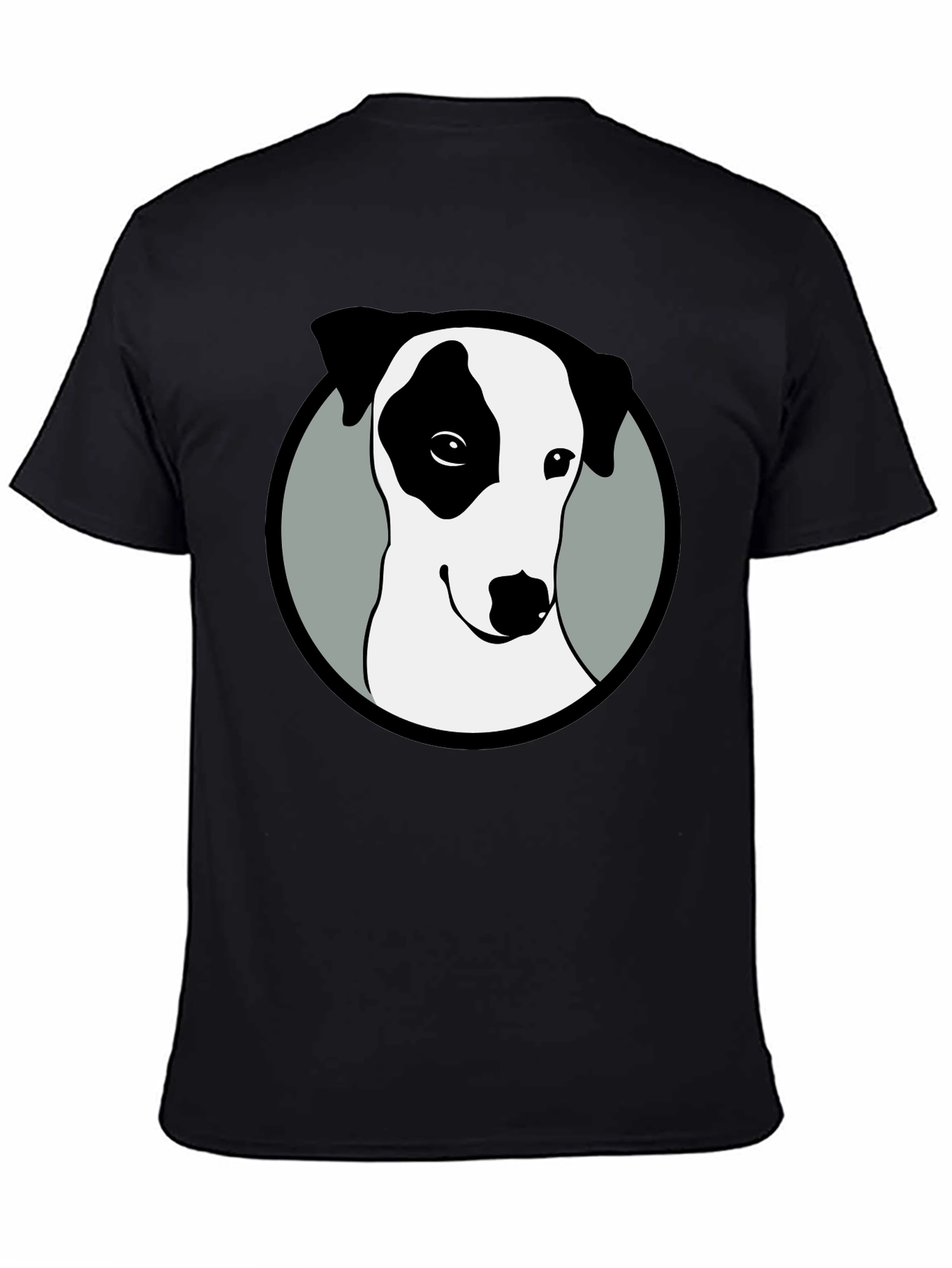 Dog Graphic Black T-Shirt