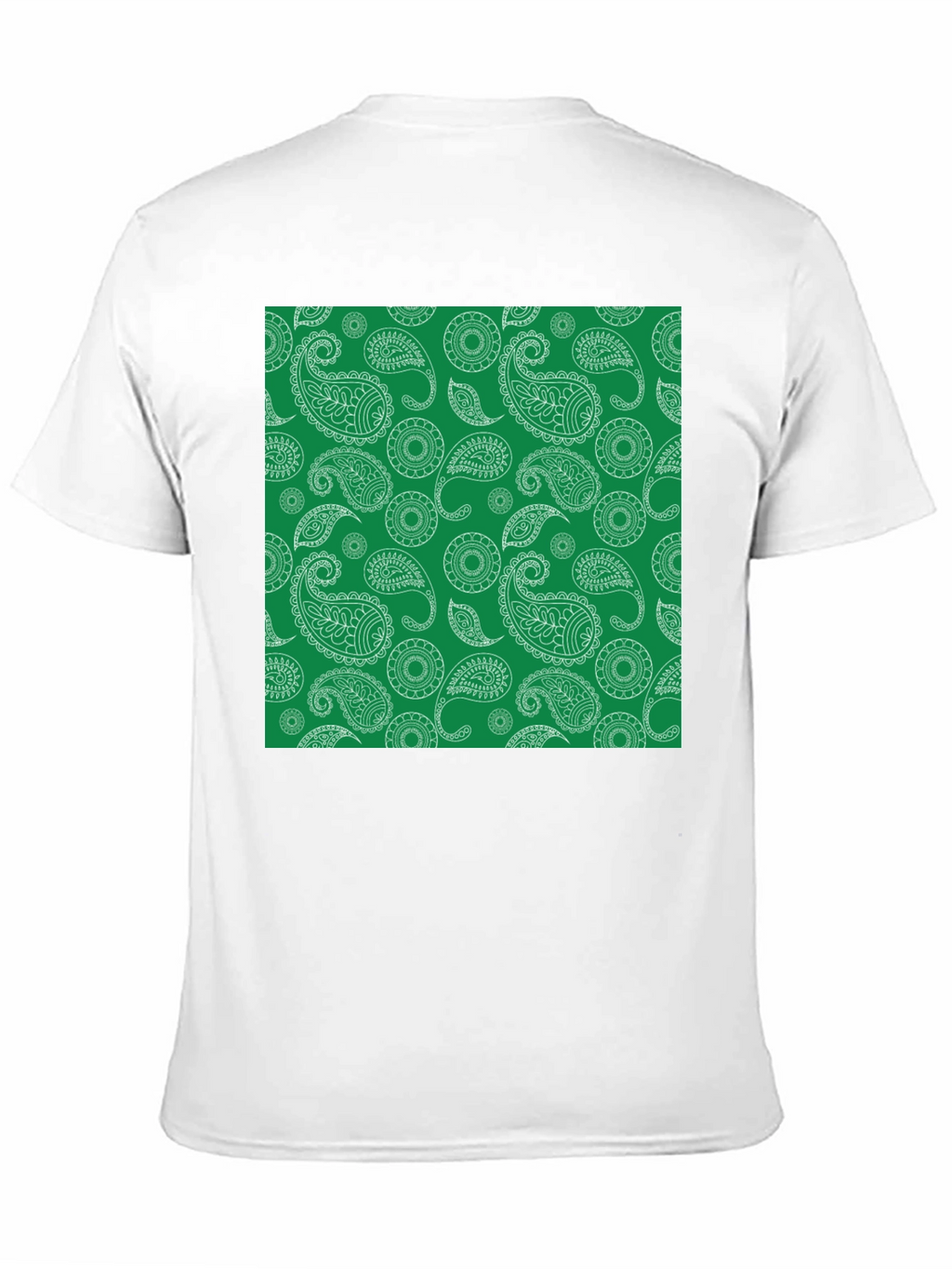 Paisley Pattern Tee - Stylish Black T-Shirt
