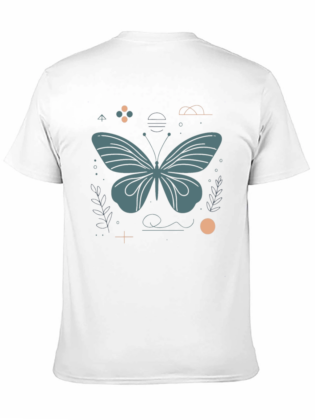 Butterfly Graphic Tee - Modern Minimalist Design