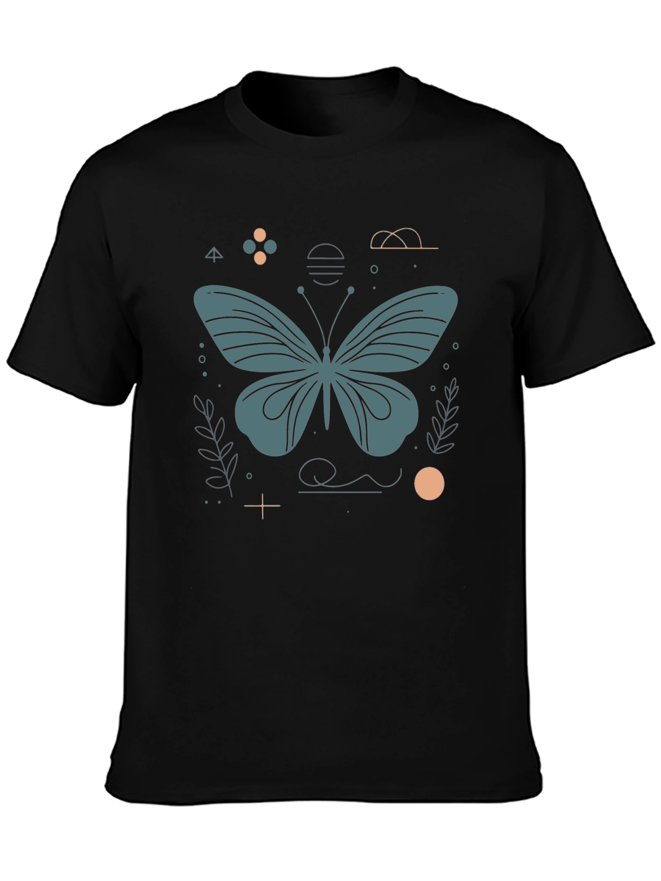 Butterfly Graphic Tee - Modern Minimalist Design