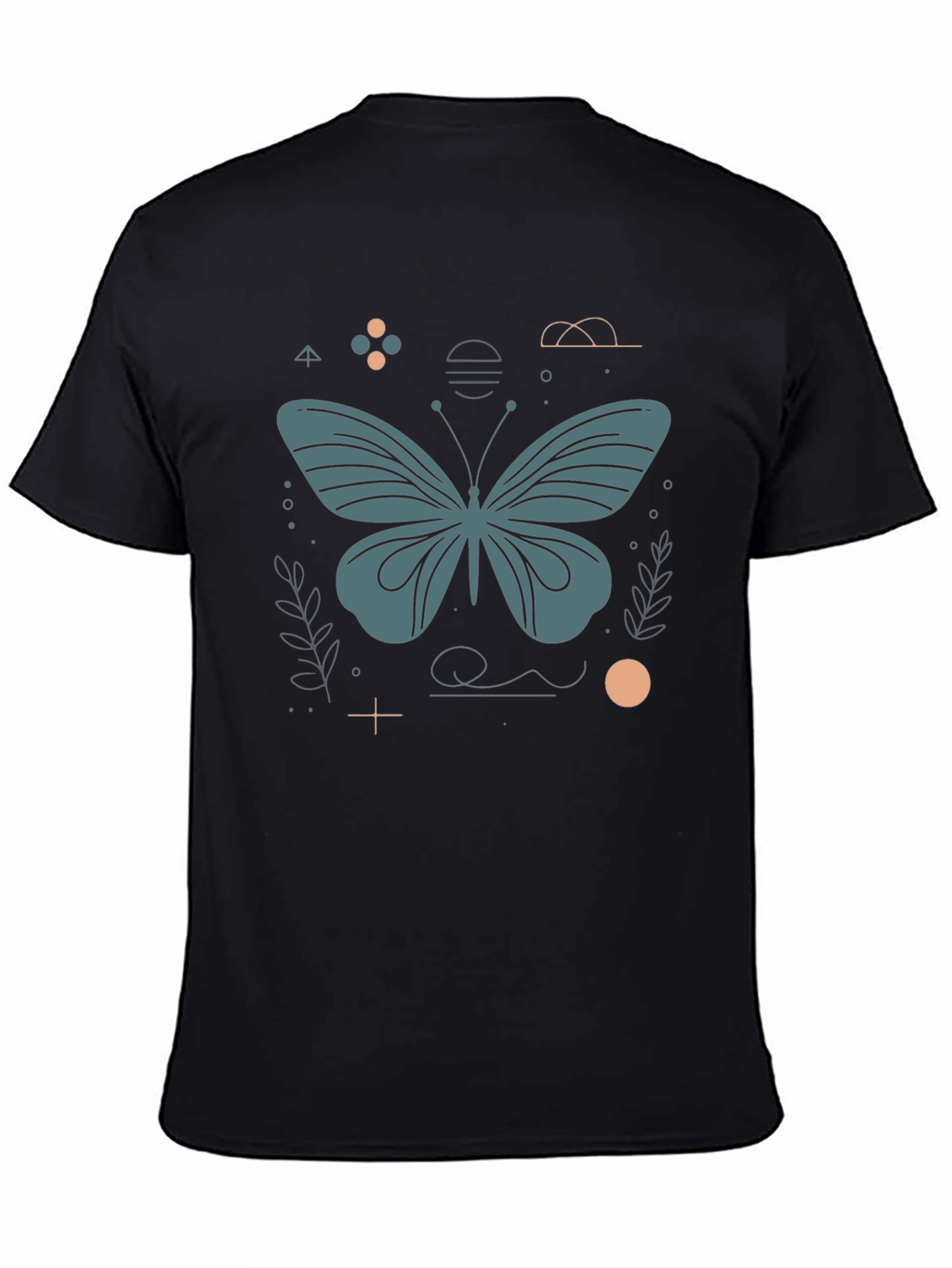 Butterfly Graphic Tee - Modern Minimalist Design