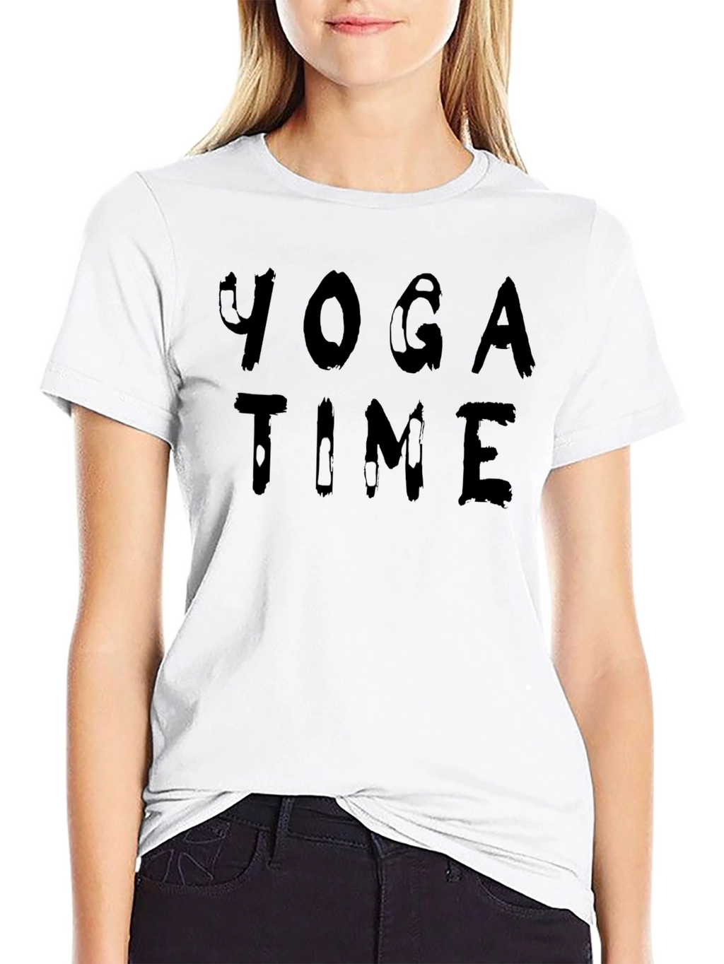 Yoga Time Black T-Shirt