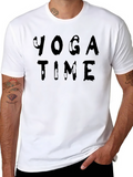 Yoga Time Black T-Shirt