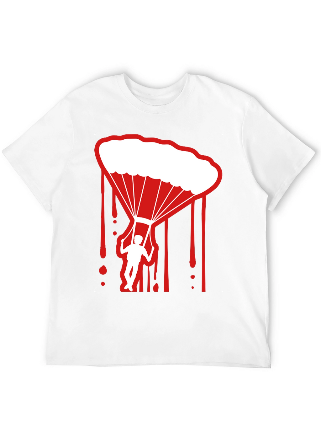 Parachute Graphic Tee - Skydiving Adventure Shirt