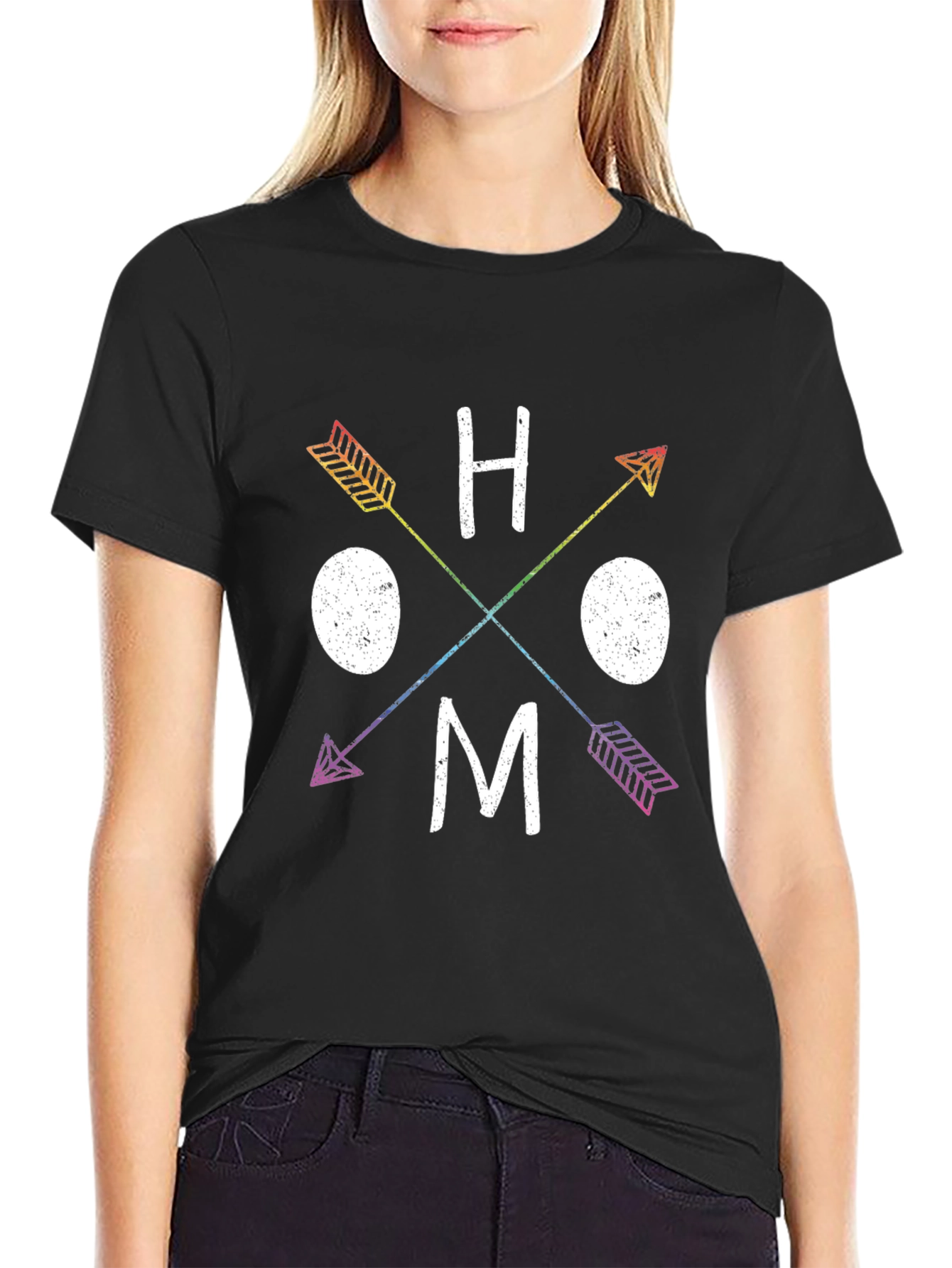 Rainbow Arrow HOMO T-Shirt - Pride Apparel