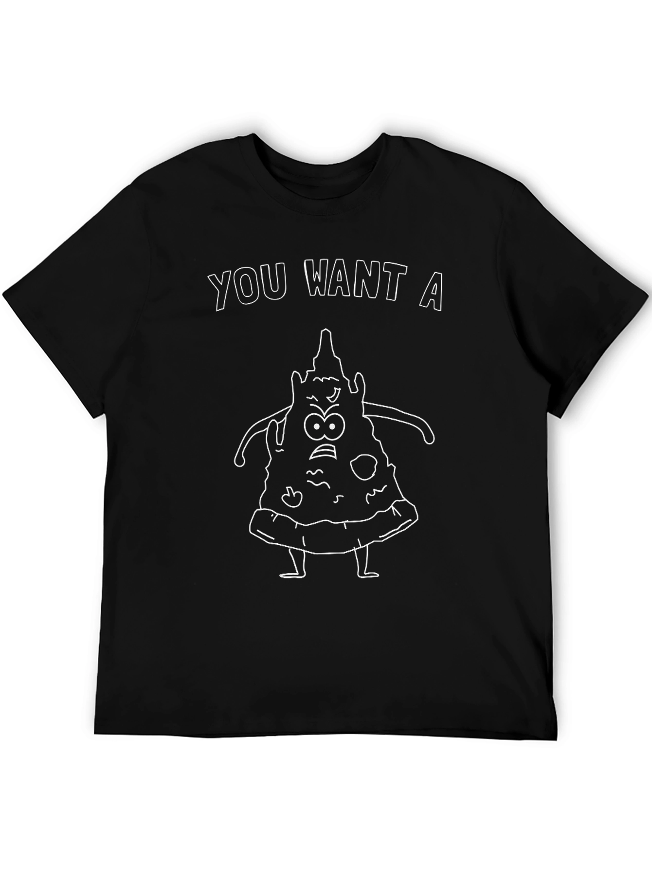 Funny Pizza Slice Graphic T-Shirt