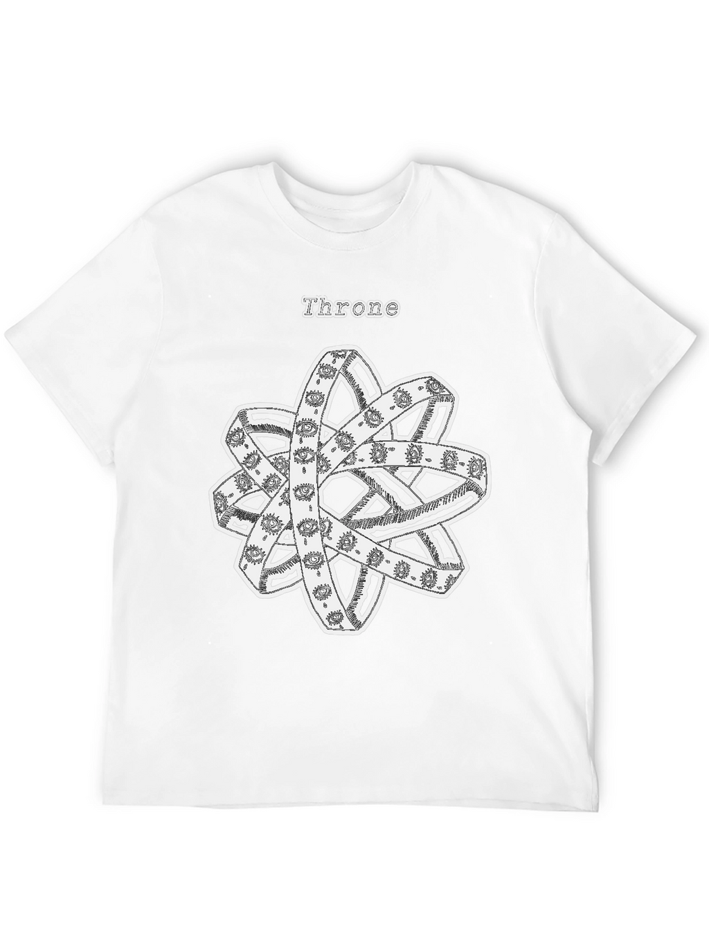 Throne Angelic T-Shirt | Occult Eye Rings Design