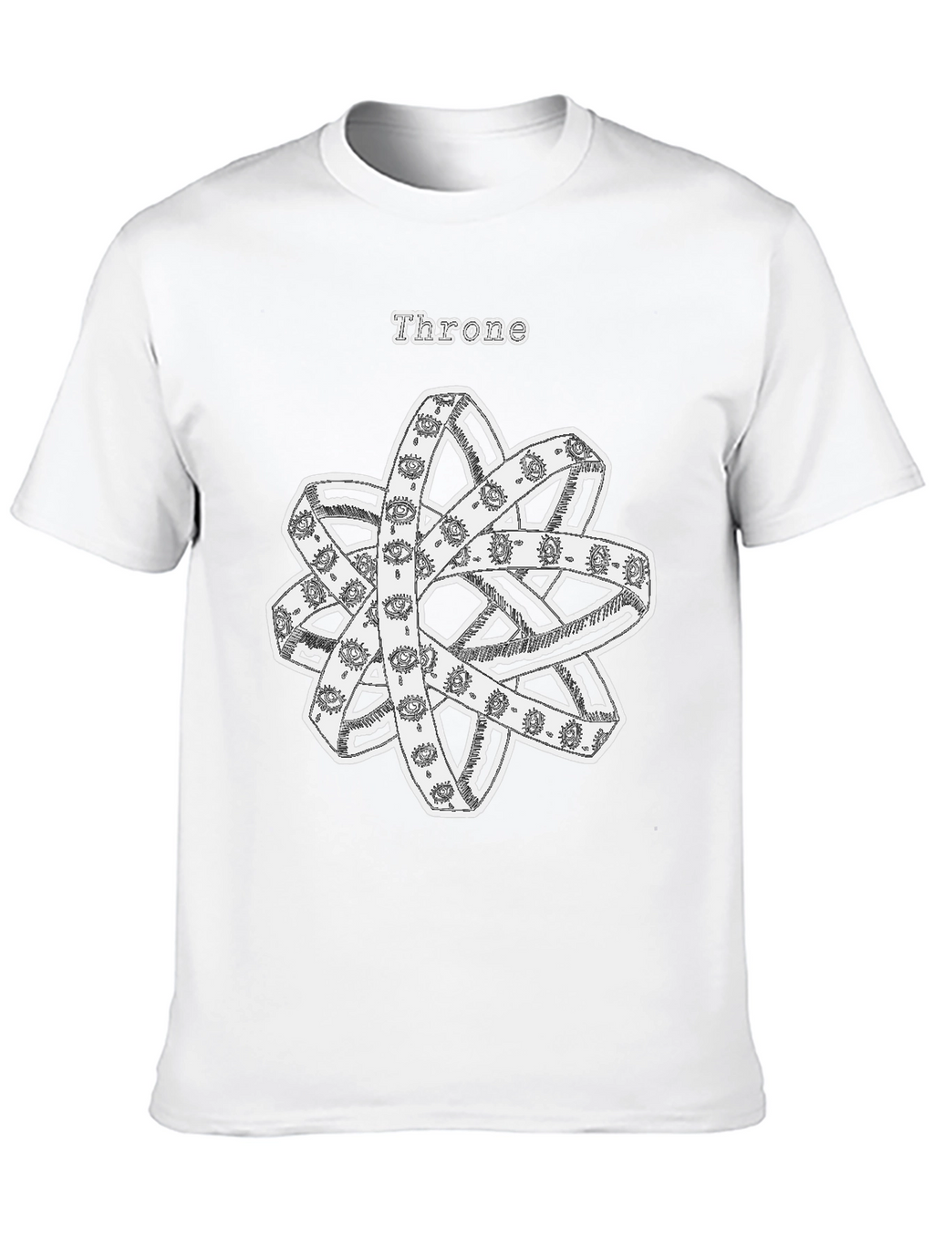 Throne Angelic T-Shirt | Occult Eye Rings Design