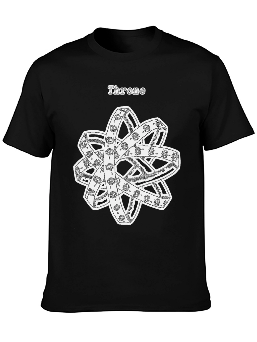 Throne Angelic T-Shirt | Occult Eye Rings Design