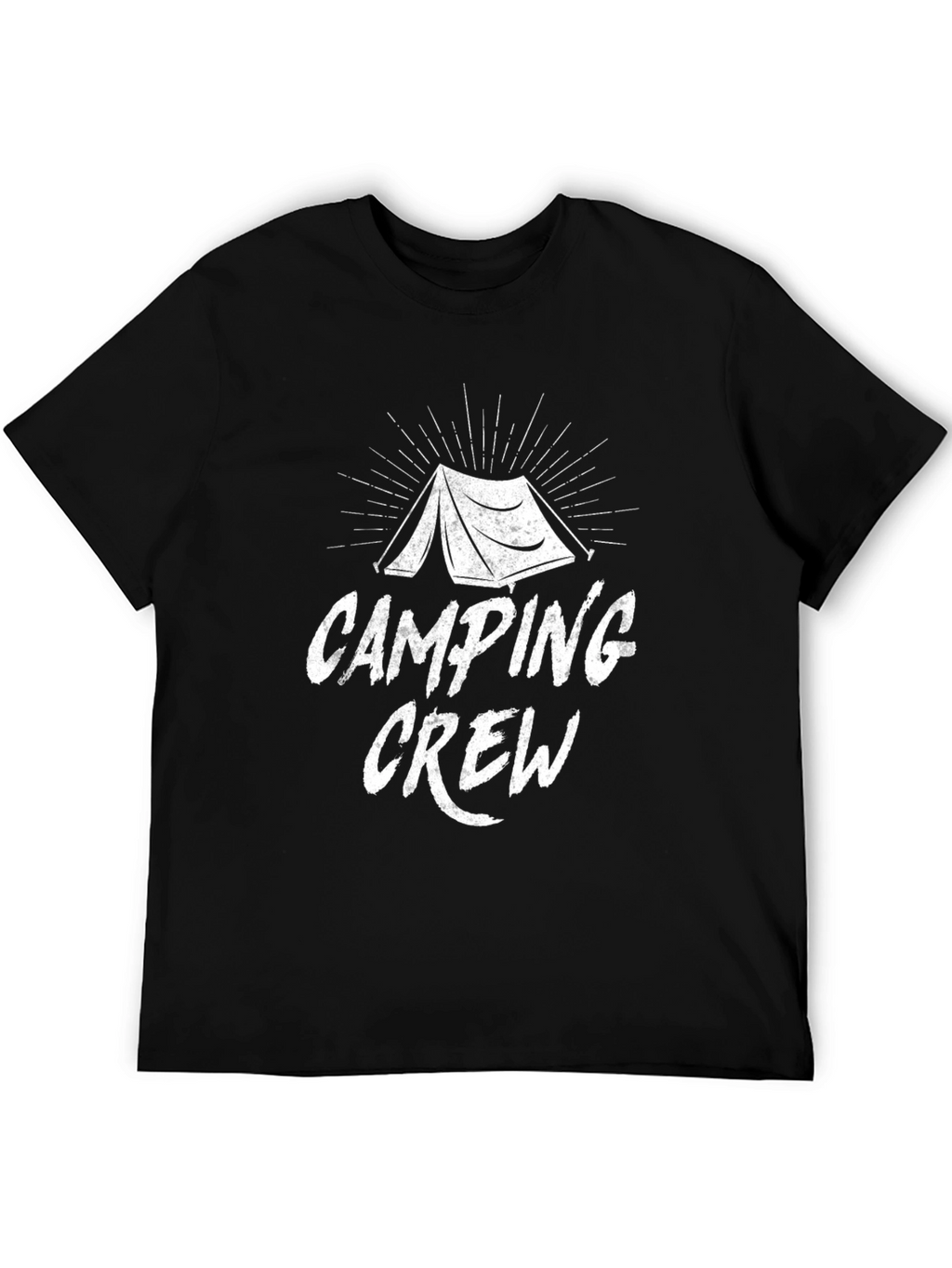 Camping Crew T-Shirt - Black Adventure Tee