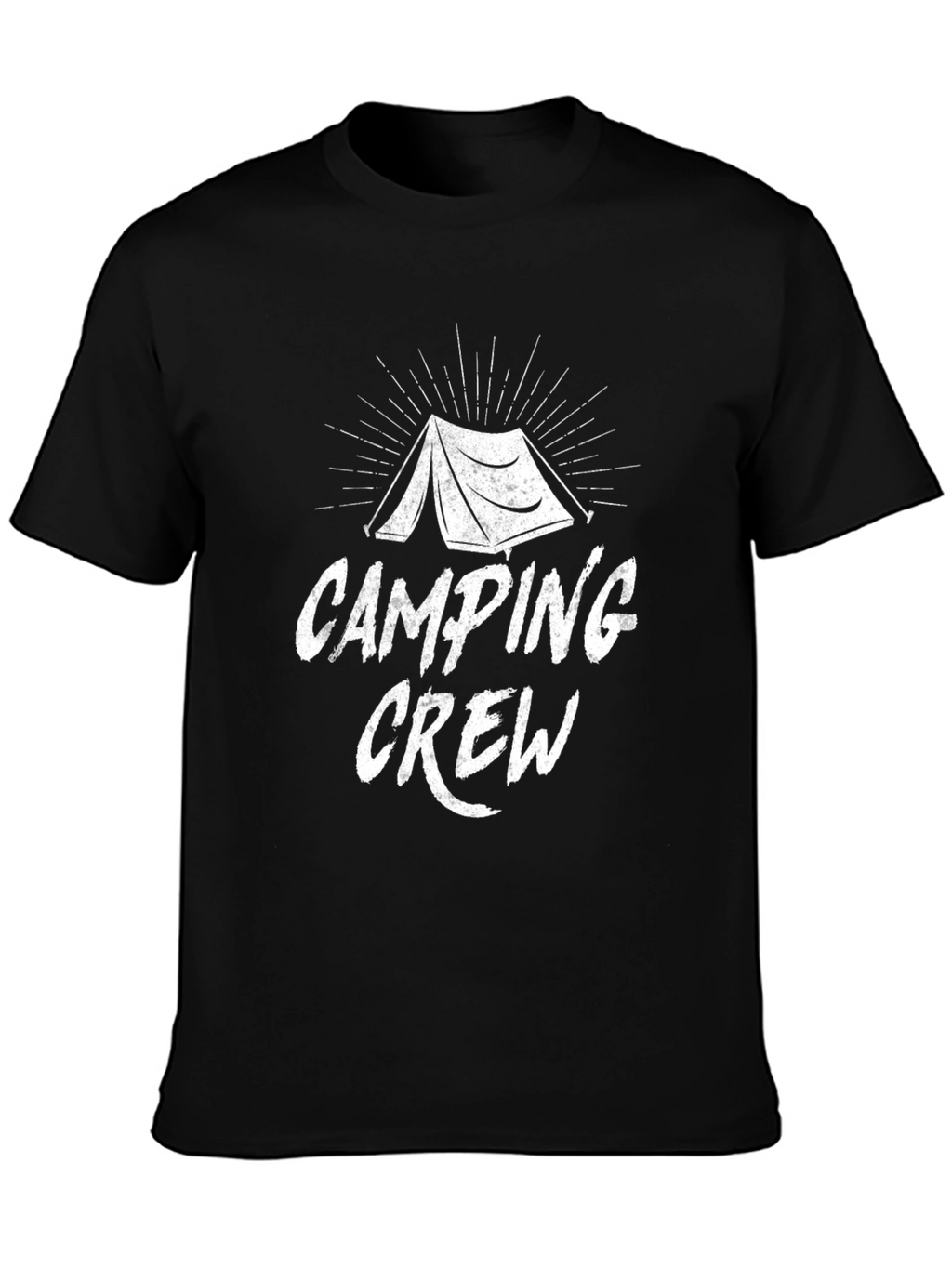 Camping Crew T-Shirt - Black Adventure Tee