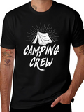 Camping Crew T-Shirt - Black Adventure Tee