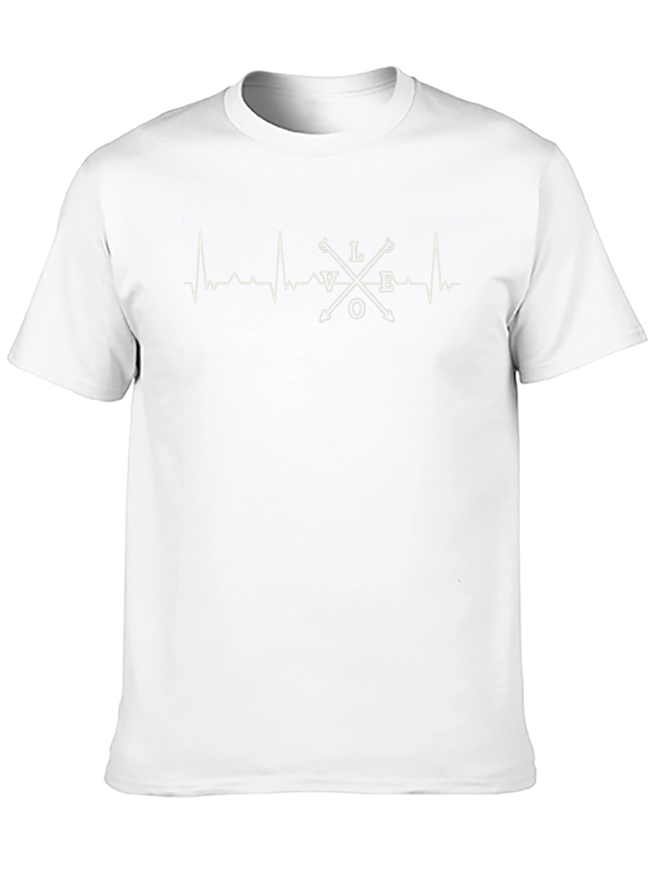 Love Heartbeat Arrow Graphic Tee