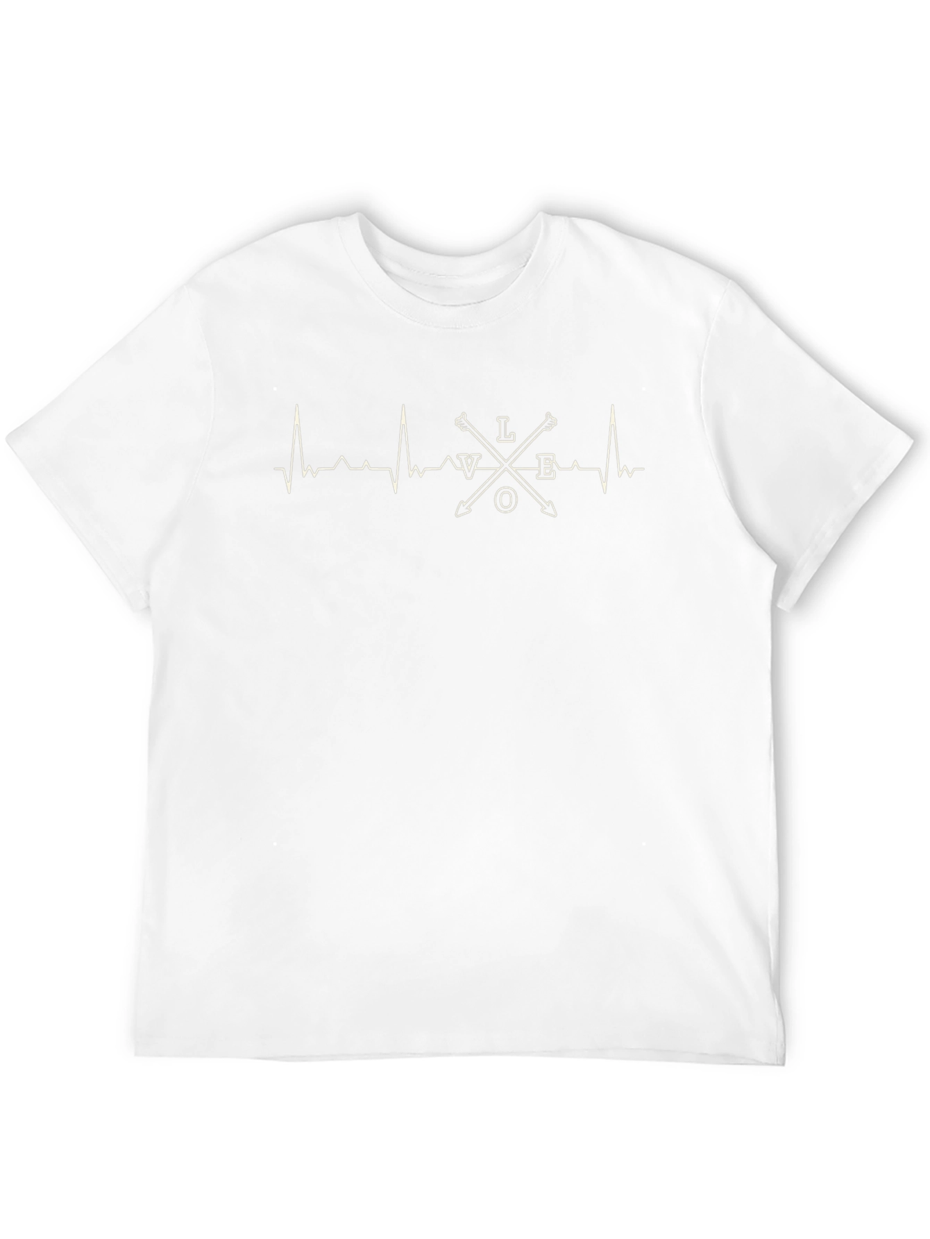 Love Heartbeat Arrow Graphic Tee