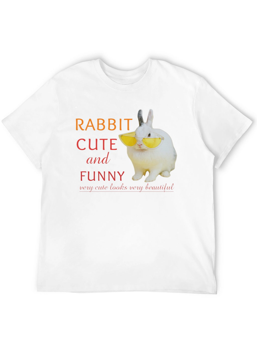 Rabbit Cute and Funny T-Shirt