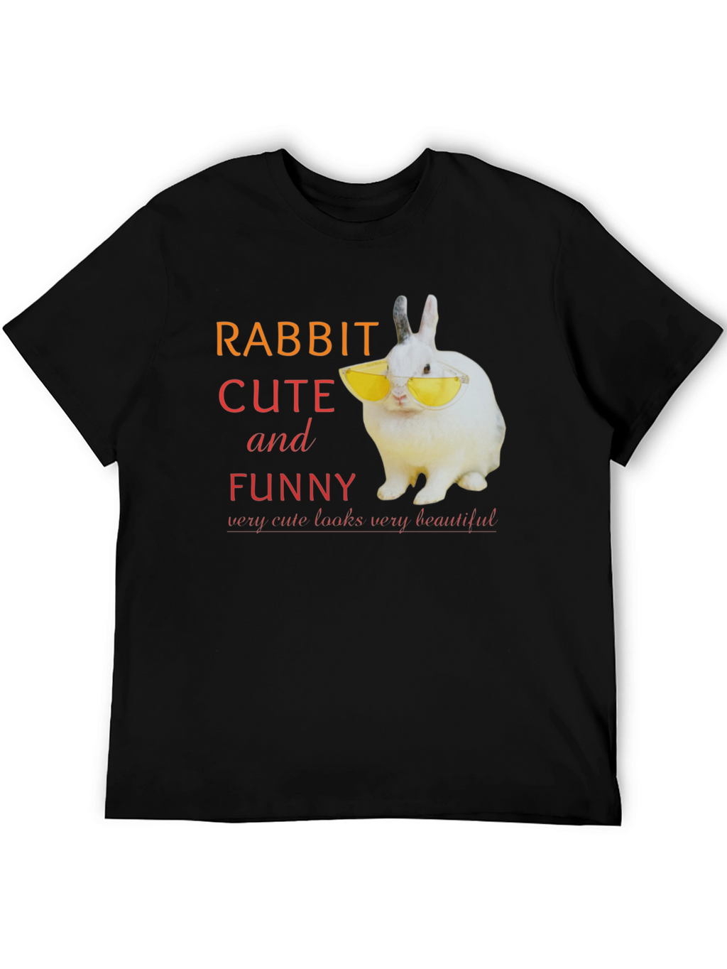 Rabbit Cute and Funny T-Shirt