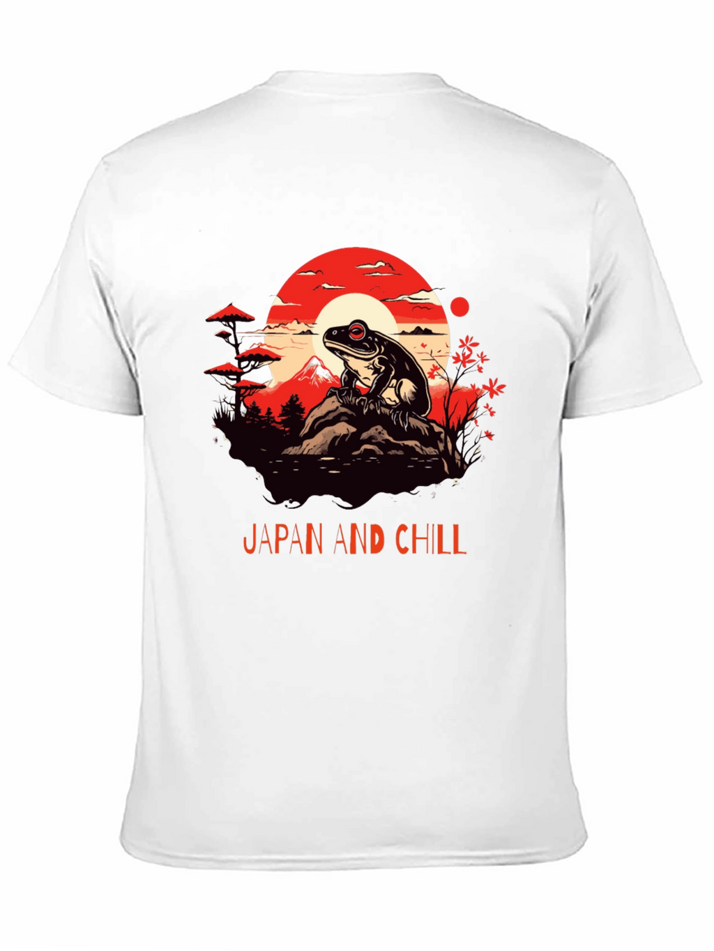 Japan and Chill Frog Graphic Tee