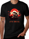 Japan and Chill Frog Graphic Tee