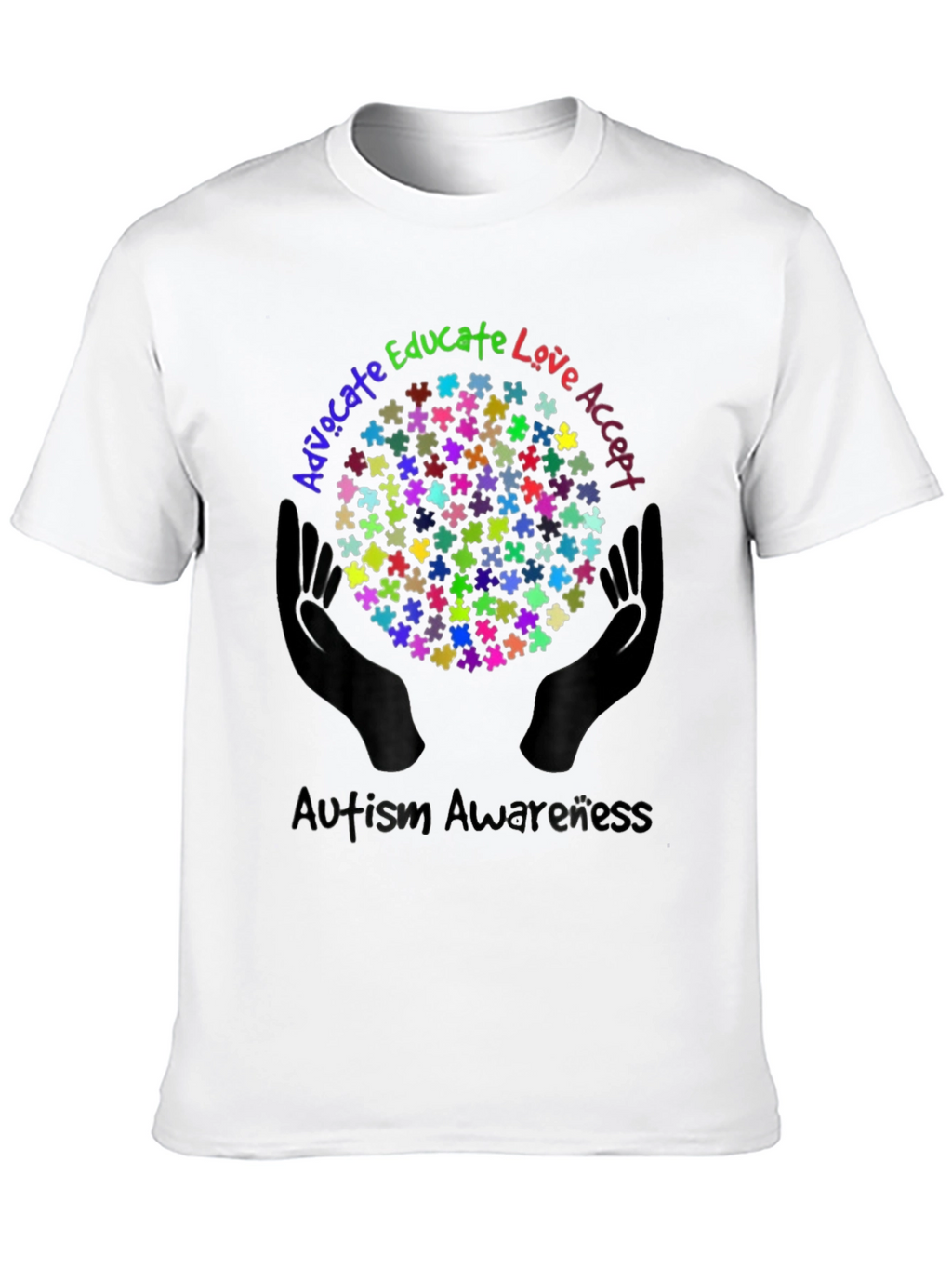 Autism Awareness Puzzle Piece Graphic Tee