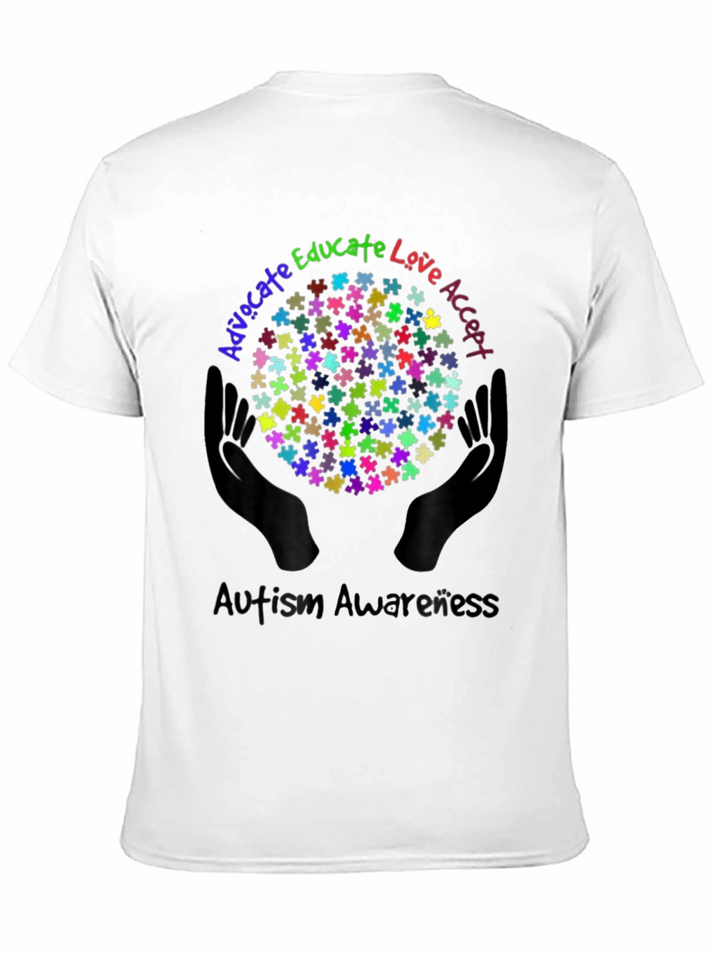 Autism Awareness Puzzle Piece Graphic Tee