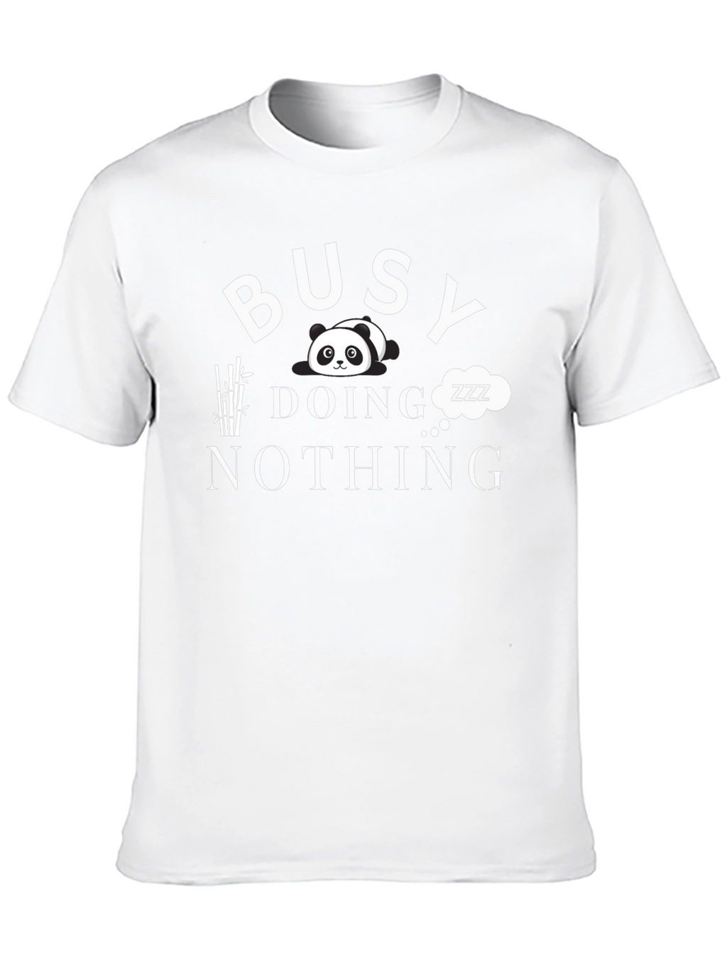 Busy Doing Nothing Panda T-Shirt
