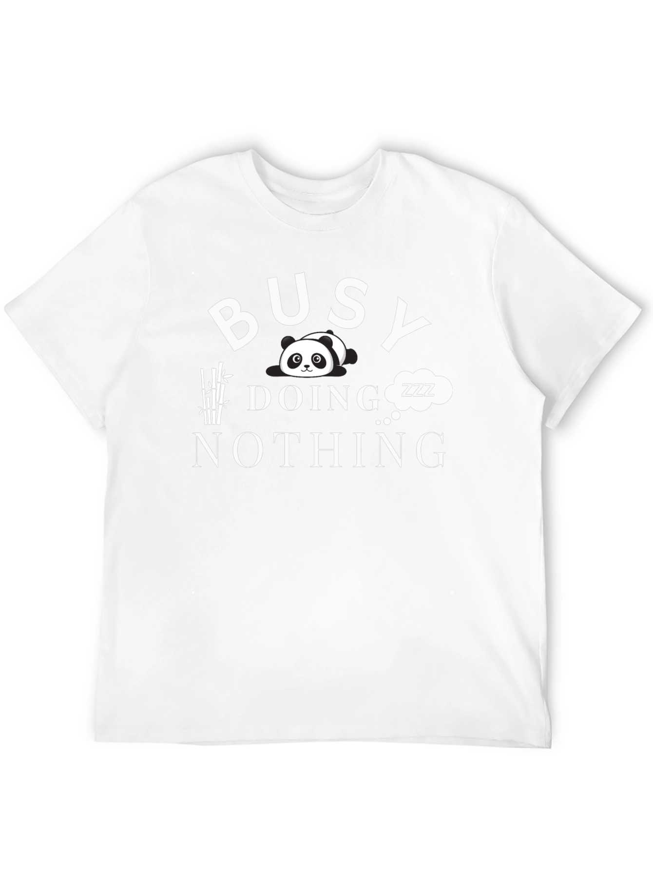 Busy Doing Nothing Panda T-Shirt