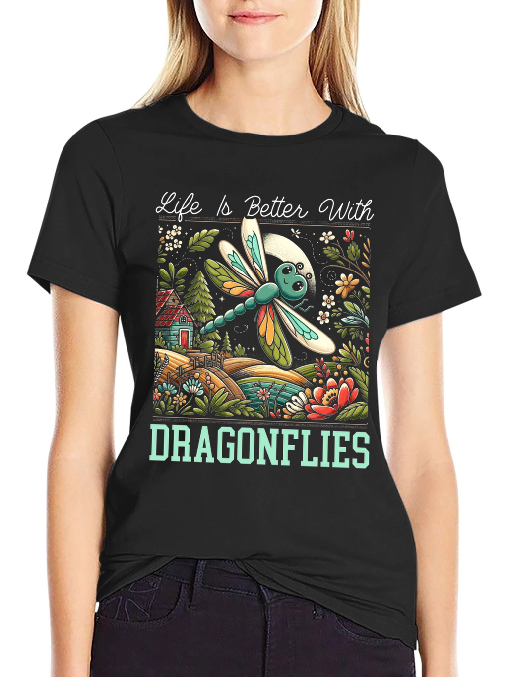 Life is Better With Dragonflies T-Shirt