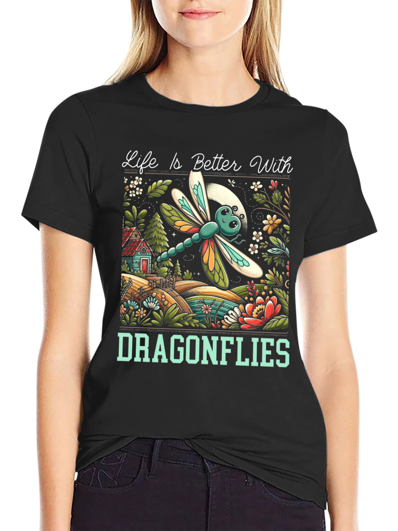 Life is Better With Dragonflies T-Shirt