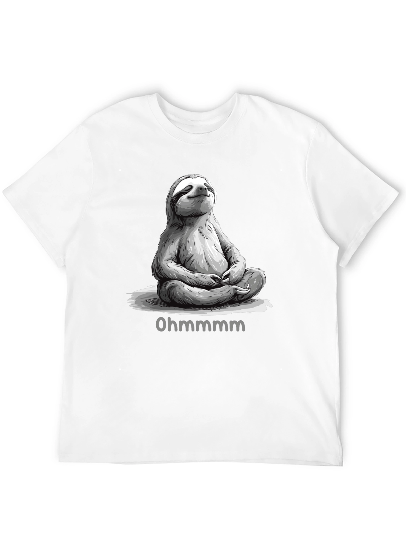 Meditating Sloth T-Shirt - Ohmmmmmm