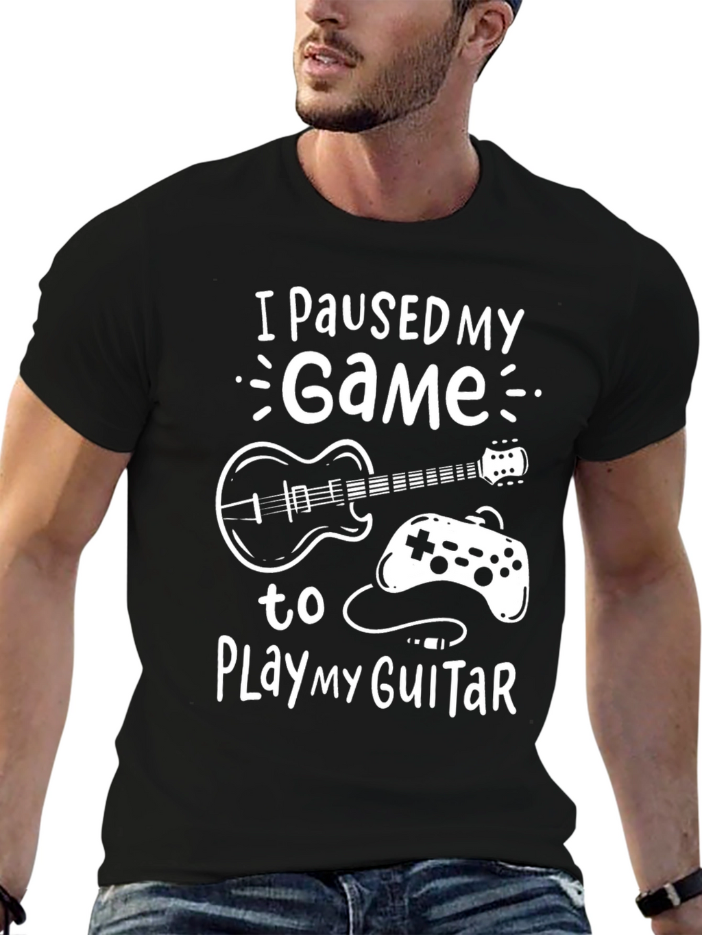 Funny Gamer Guitarist T-Shirt