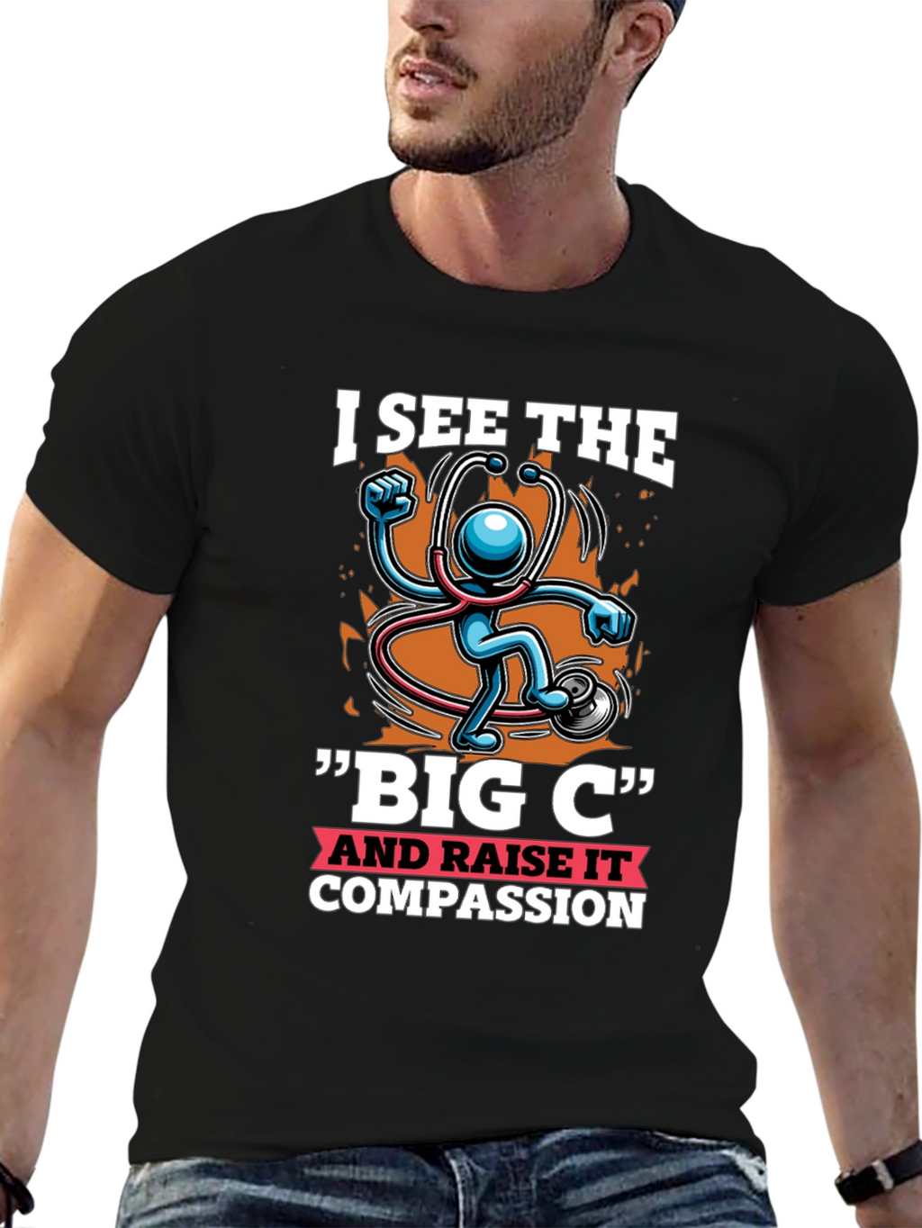 I See the Big C & Raise Compassion T-Shirt