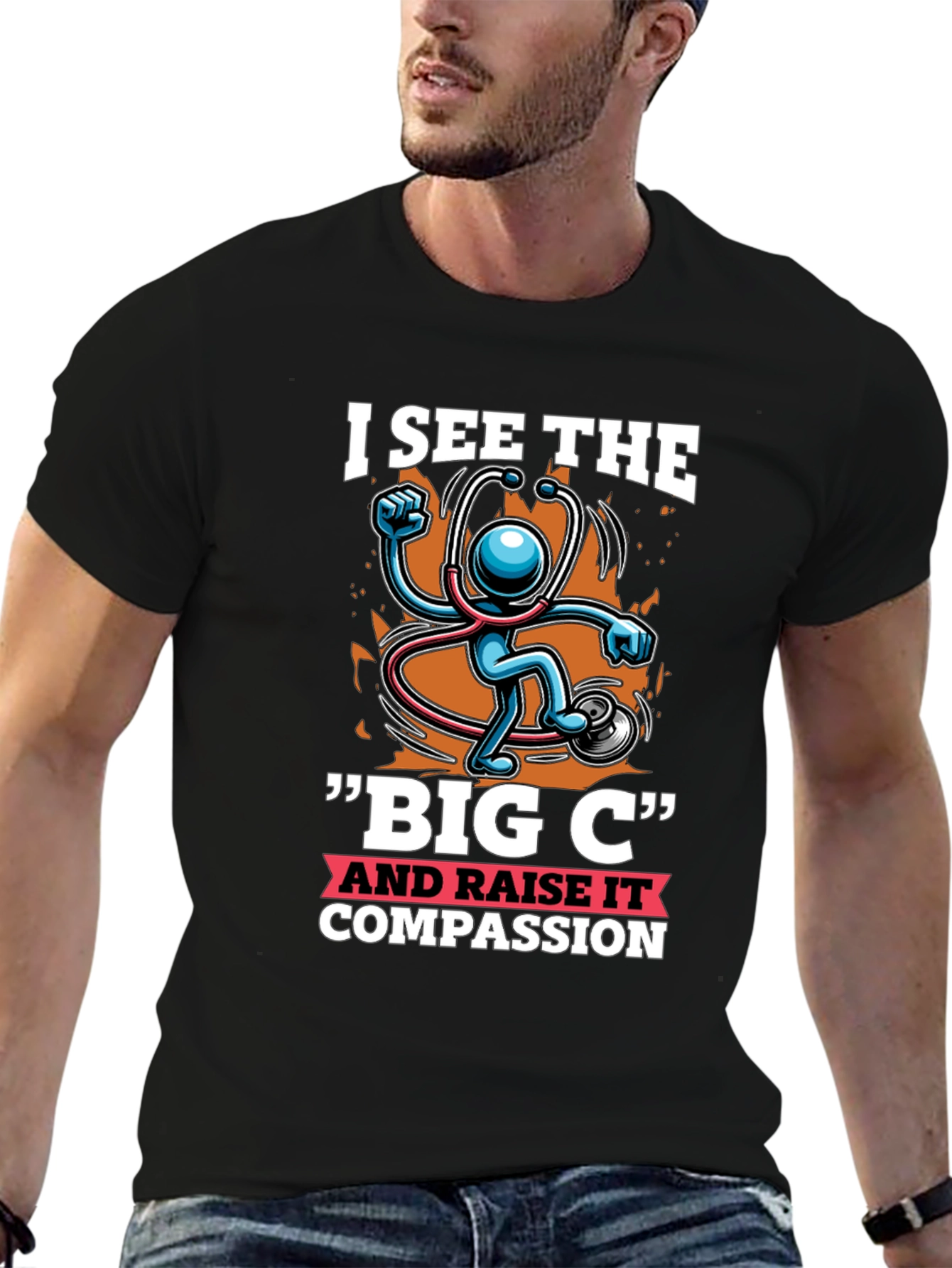 I See the Big C & Raise Compassion T-Shirt