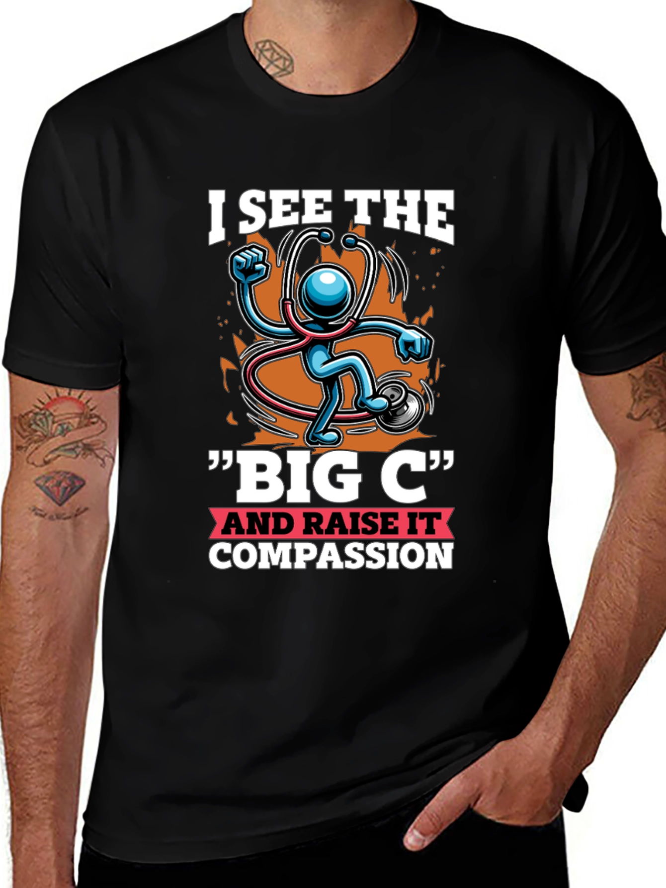 I See the Big C & Raise Compassion T-Shirt