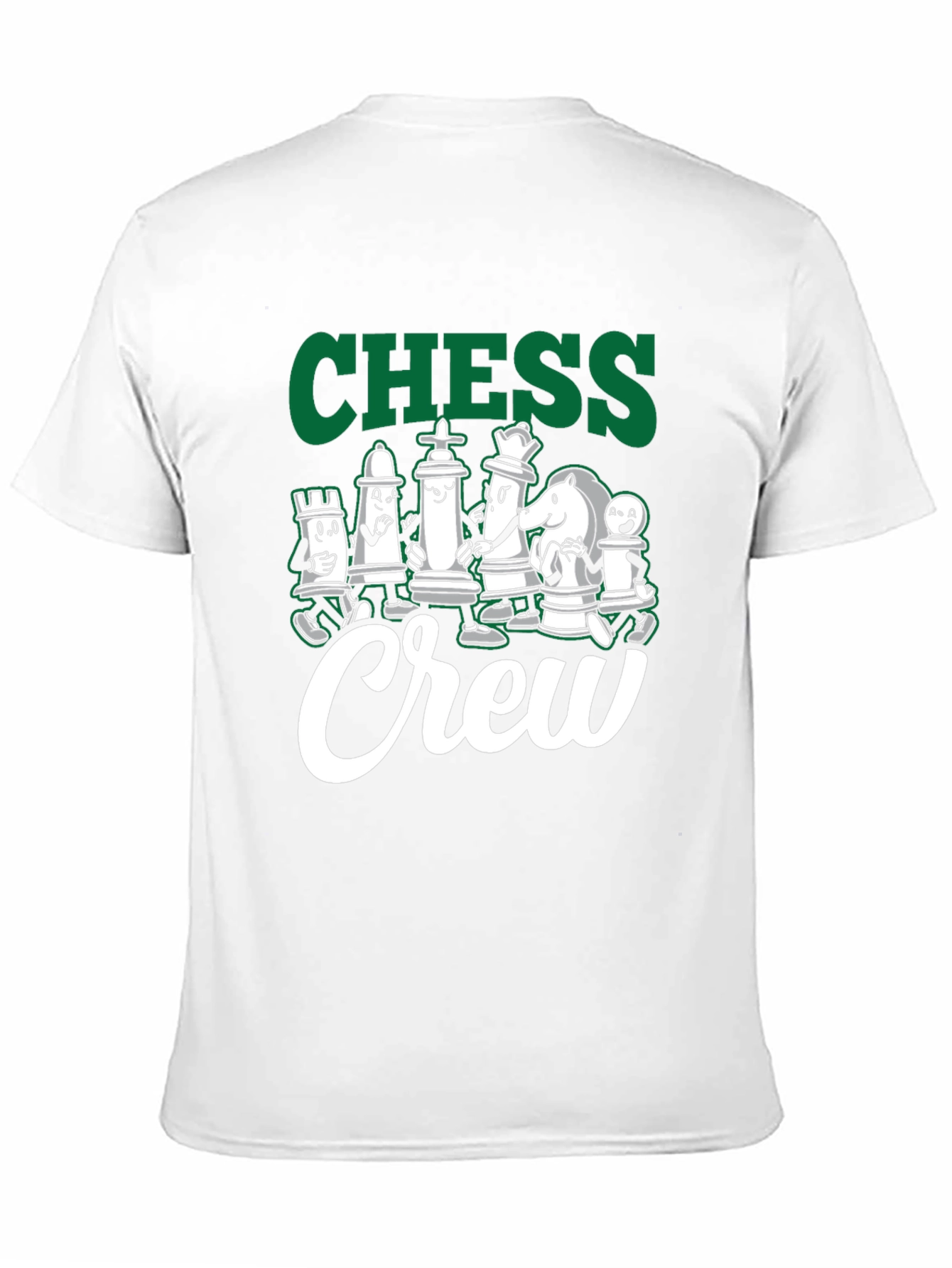 Chess Crew Graphic T-Shirt - Black Cotton Tee