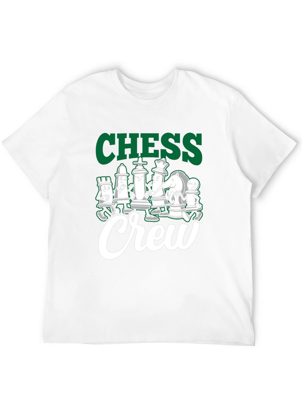 Chess Crew Graphic T-Shirt - Black Cotton Tee