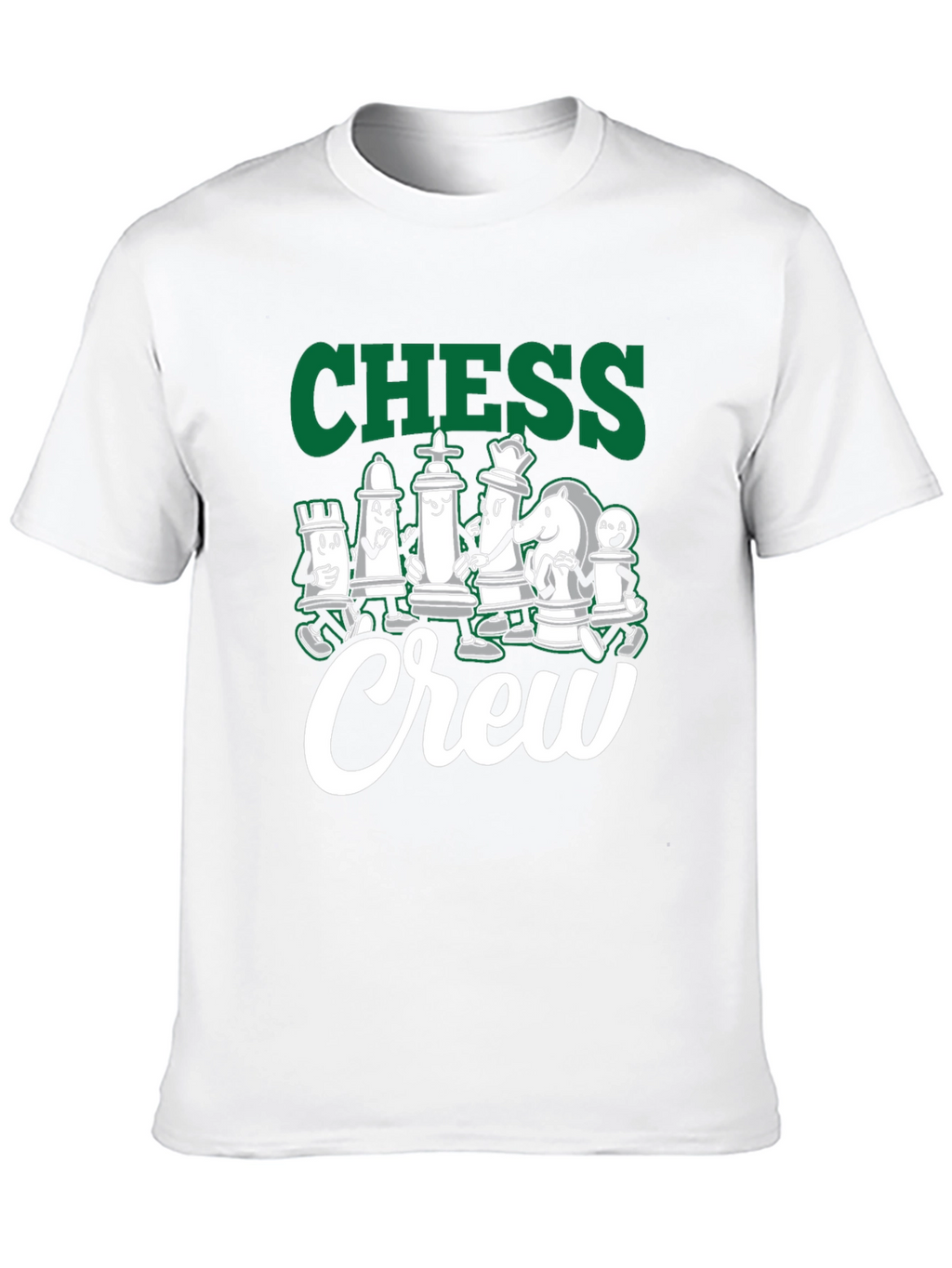 Chess Crew Graphic T-Shirt - Black Cotton Tee