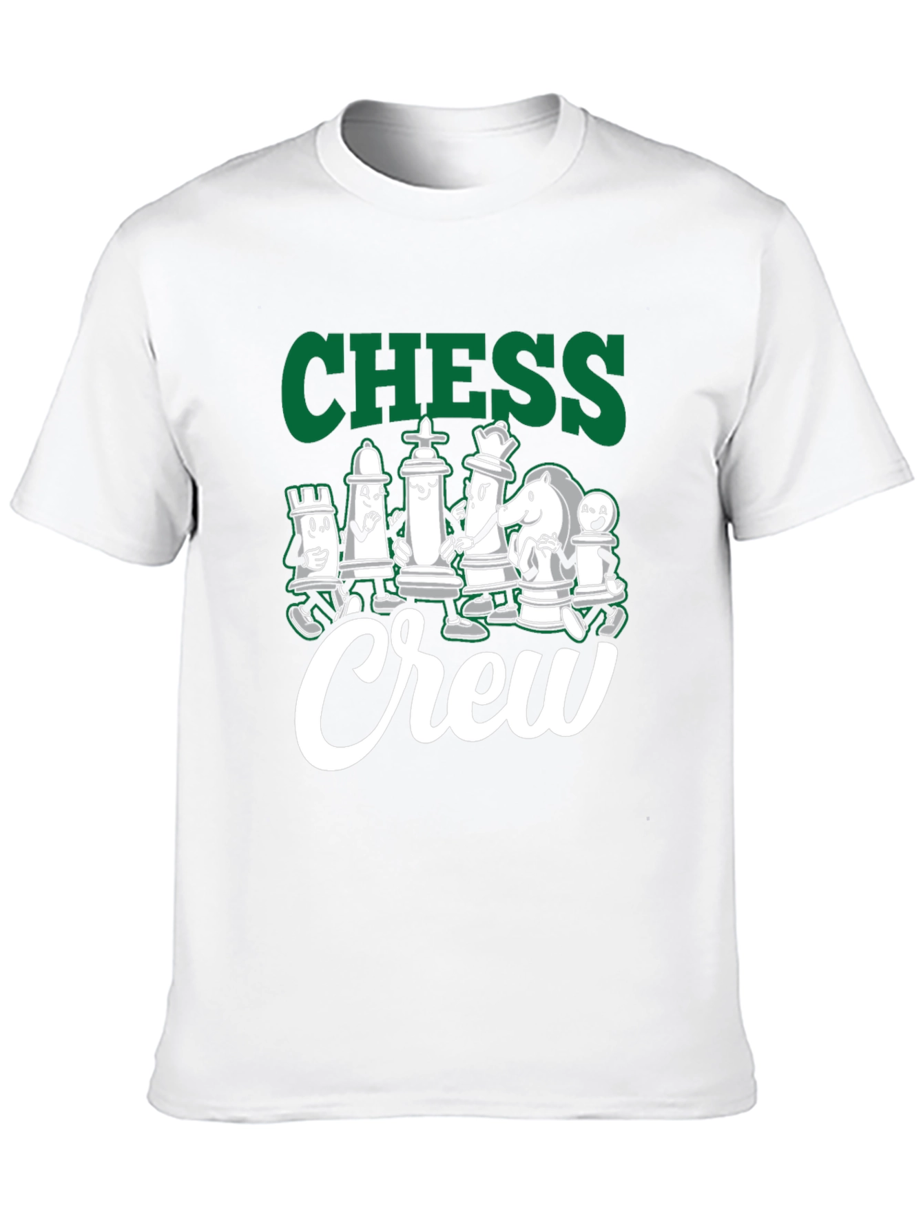 Chess Crew Graphic T-Shirt - Black Cotton Tee