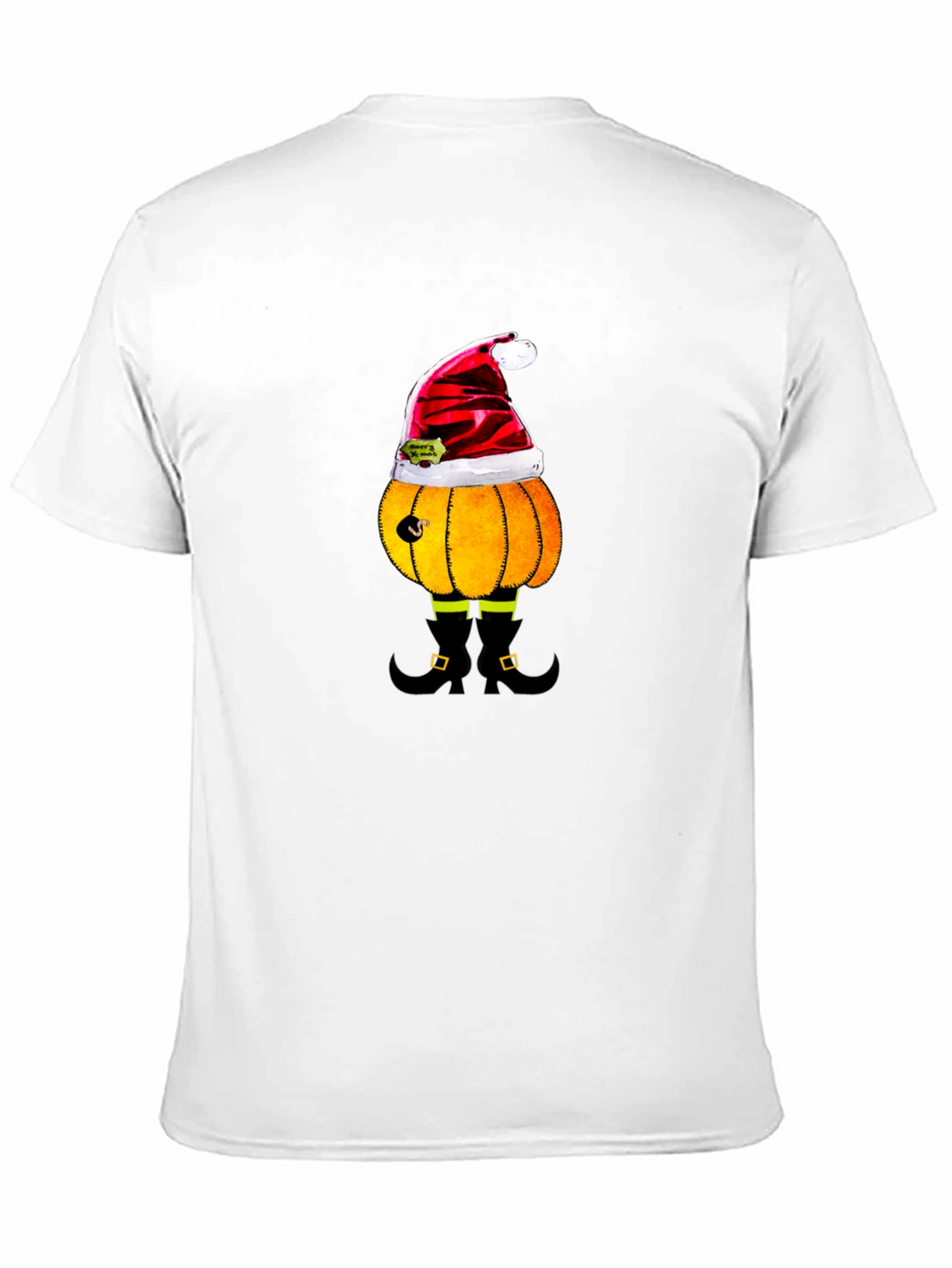 Festive Pumpkin Santa T-Shirt