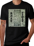 Hard Times Graphic Print Black T-Shirt