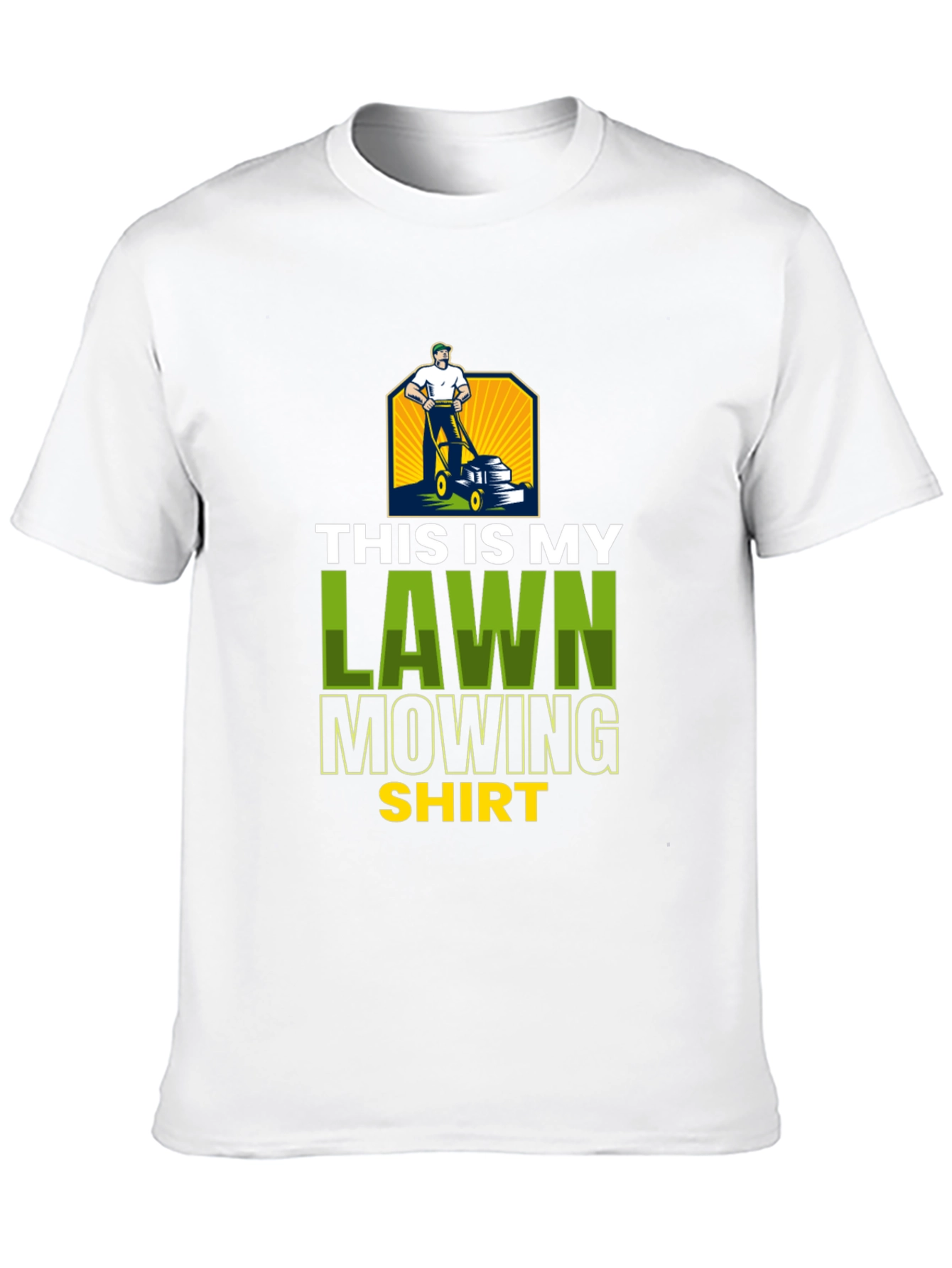 Lawn Mowing Shirt - Novelty Graphic Tee