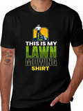 Lawn Mowing Shirt - Novelty Graphic Tee