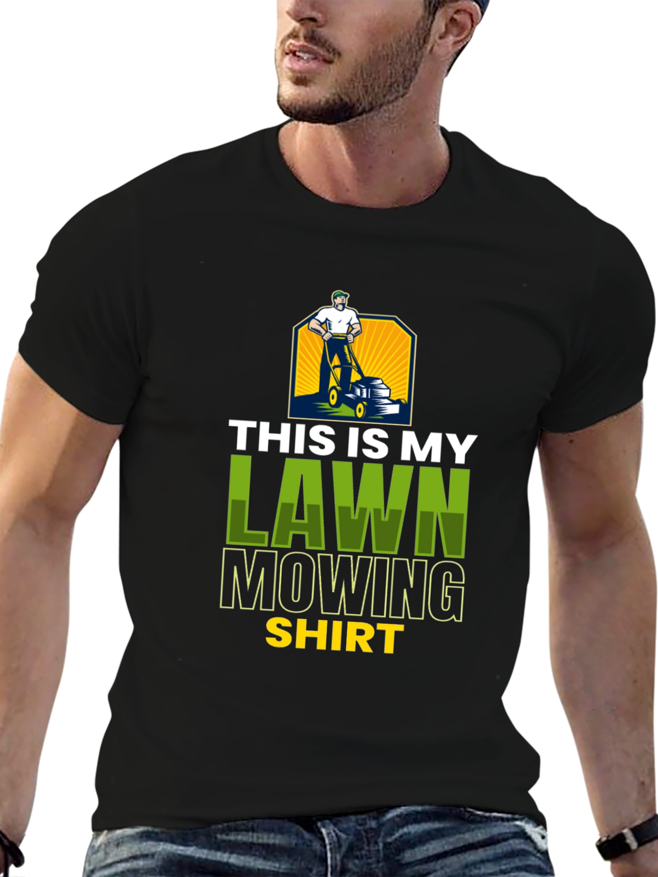 Lawn Mowing Shirt - Novelty Graphic Tee