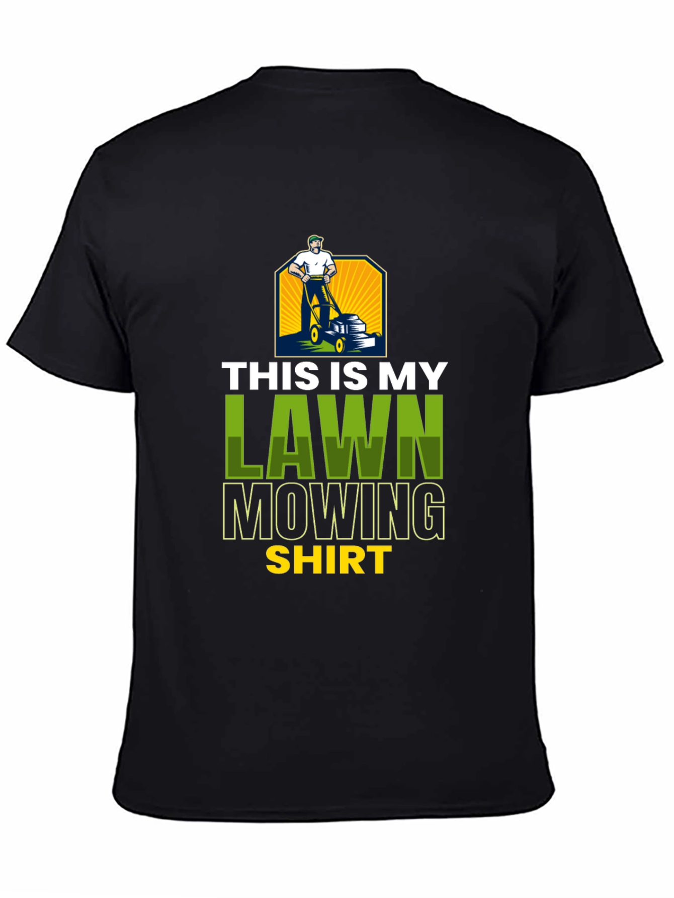Lawn Mowing Shirt - Novelty Graphic Tee