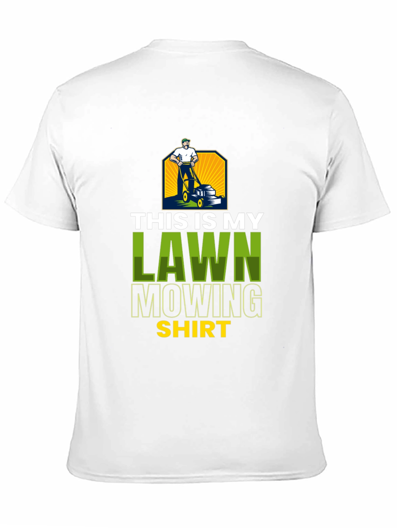 Lawn Mowing Shirt - Novelty Graphic Tee