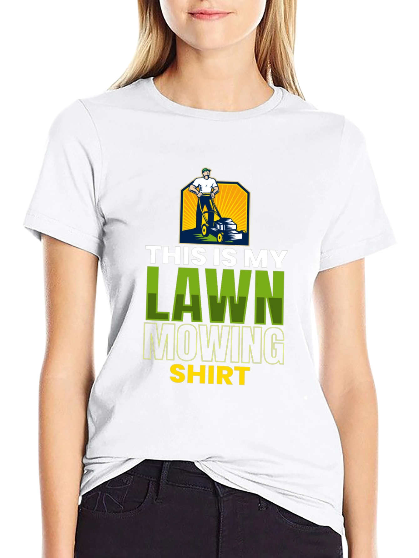 Lawn Mowing Shirt - Novelty Graphic Tee